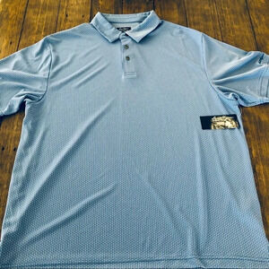 NWT Ben Hogan Performance Polo Shirt Blue 2XL New